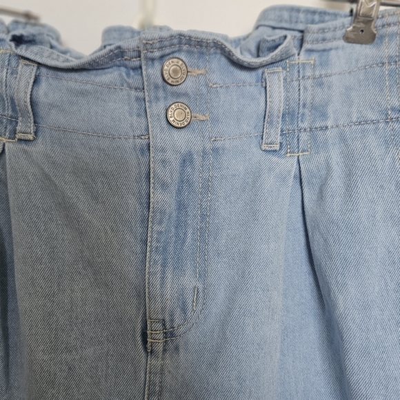 Mele & Pere 80's 90's Inspired High Rise Denim Shorts (L) - Picture 5 of 11